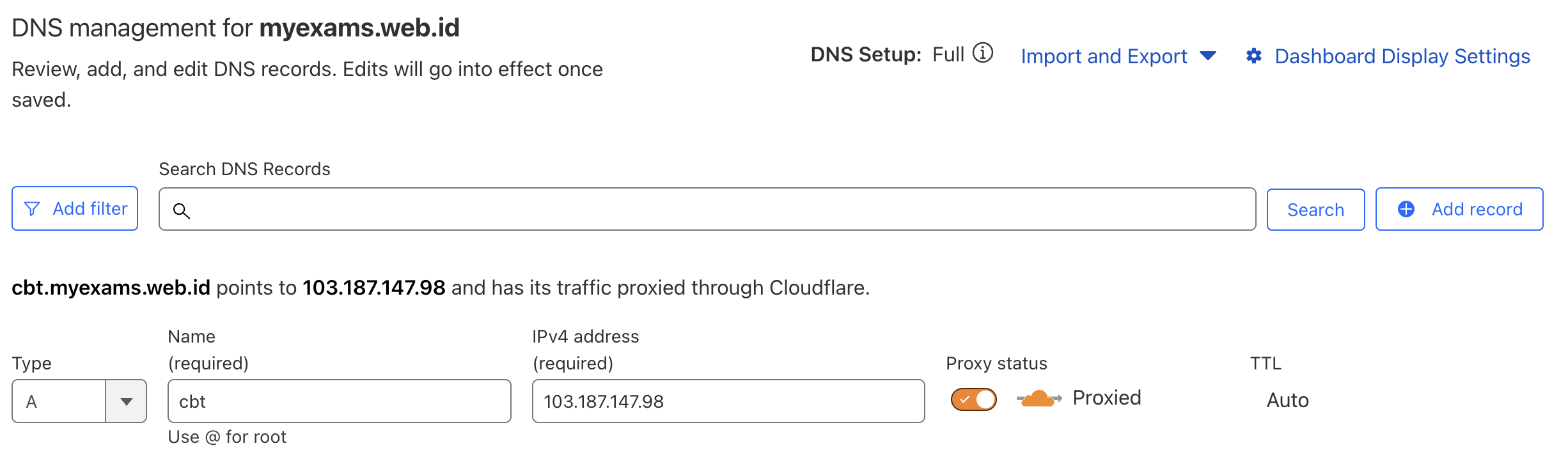 Activate HTTPS with Cloudflare