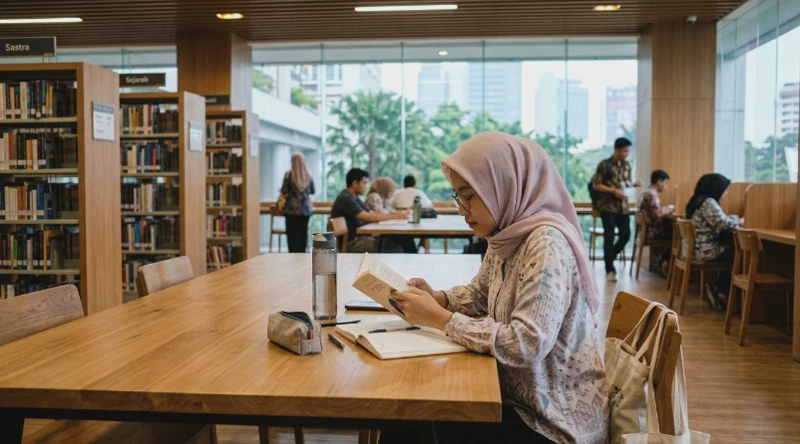 5 Rekomendasi Perpustakaan di Jakarta untuk Belajar dan Mengerjakan Tugas
