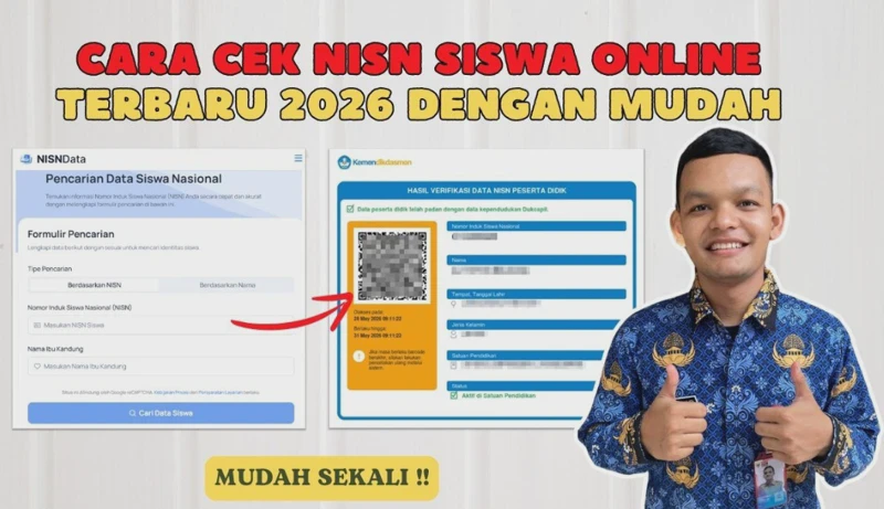 Cara Cek NISN Berdasarkan Nama Lengkap Secara Online 2026
