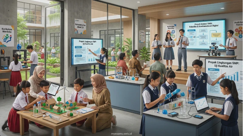Contoh Proyek PJBL (Project-Based Learning) Kurikulum Merdeka untuk SD, SMP, dan SMA