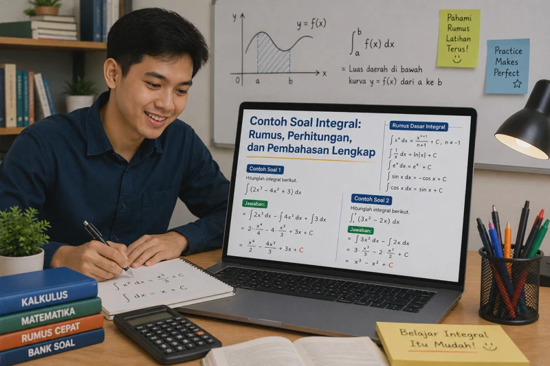 Contoh Soal Integral: Rumus, Perhitungan, dan Pembahasan Lengkap