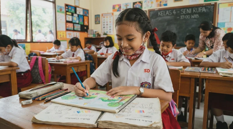 Contoh Soal Seni Rupa Lengkap: Unsur, Prinsip, Jenis, dan Teknik