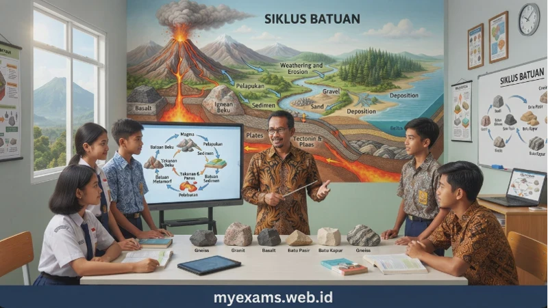 Panduan Lengkap Siklus Batuan: Pengertian, Jenis Batuan, Proses, dan Diagram