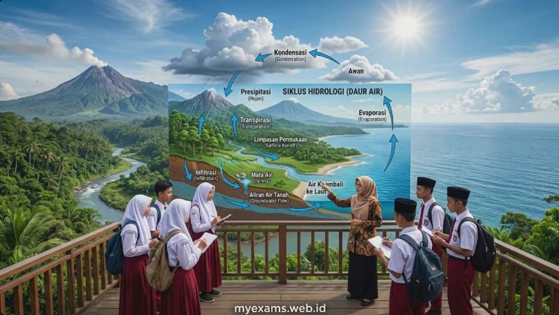 Panduan Lengkap Siklus Hidrologi: Pengertian, Proses, Jenis-jenis, dan Gambarnya