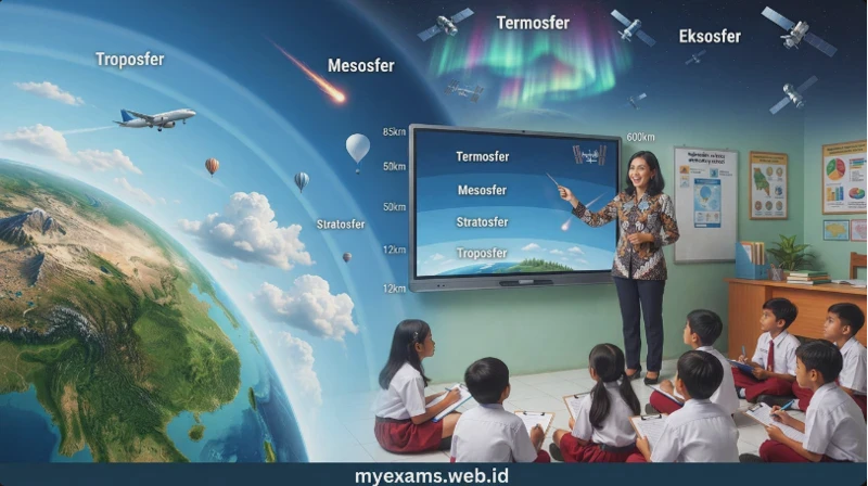 Penjelasan Sederhana Lapisan Atmosfer: Lapisan Udara yang Melindungi Bumi Kita