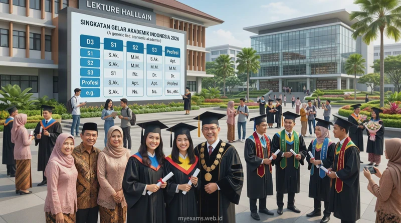 Daftar Lengkap Singkatan Gelar Akademik dan Profesi di Indonesia 2026